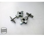 Suzuki GSX600F kettingspanners / achterbrug achteras spanners / wielspanners swingarm